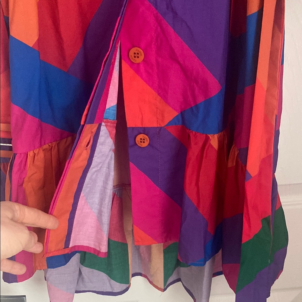 FARM Rio Colorful Geometric Midi Dress - Picture 9 of 9